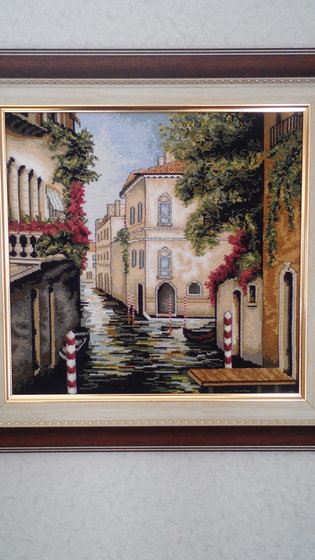 Работа «Венеция в цветах»