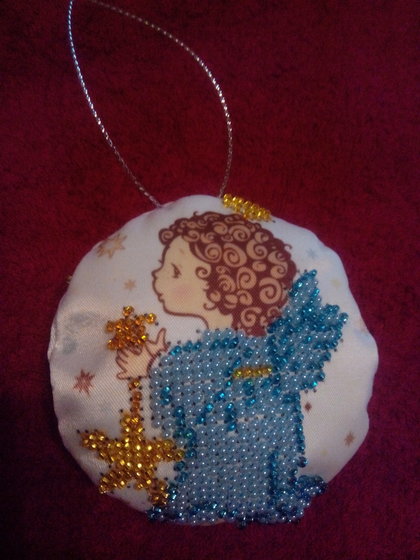 Работа «Игрушка на ёлочку 2-я сторона»