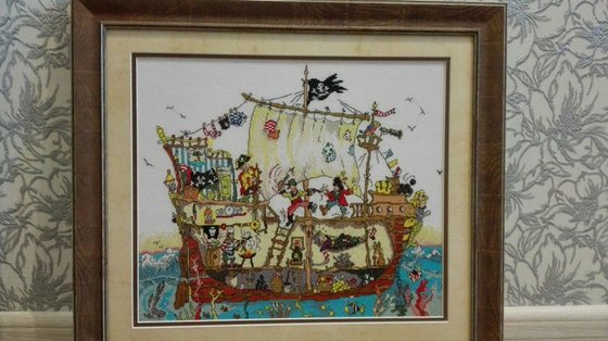 Работа «Пиратский корабль»