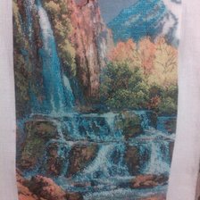 Работа «Водопад в горах.»