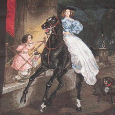 Работа «Всадница»