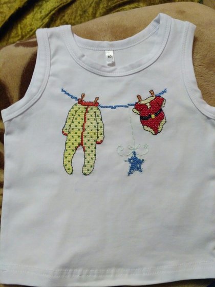 Работа «Футболка "В подарок карапузу"»