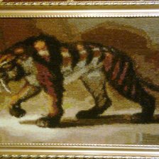 Работа «Тигр саблезубый»