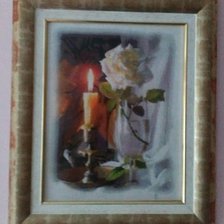 Работа «Свеча и роза.»
