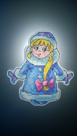 Работа «Снегурочка (магнитик)»