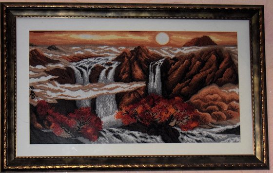 Работа «Горный водопад»