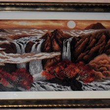 Работа «Горный водопад»