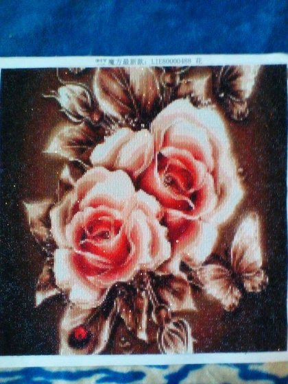 Работа «алмазная вышивка.»