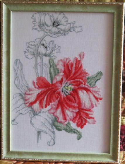 Работа «Тюльпаны»