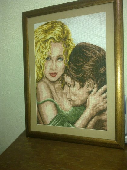 Работа «Влюблённые»