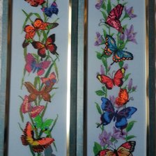 Работа «Рой бабочек на ветке.»