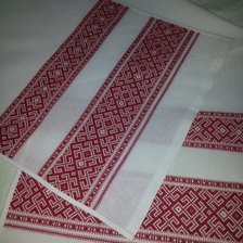 Работа «Рушник под каравай "Благополучие"»