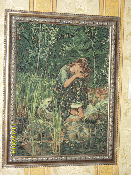 Работа «=Аленушка = по мотивам картины Васнецова»