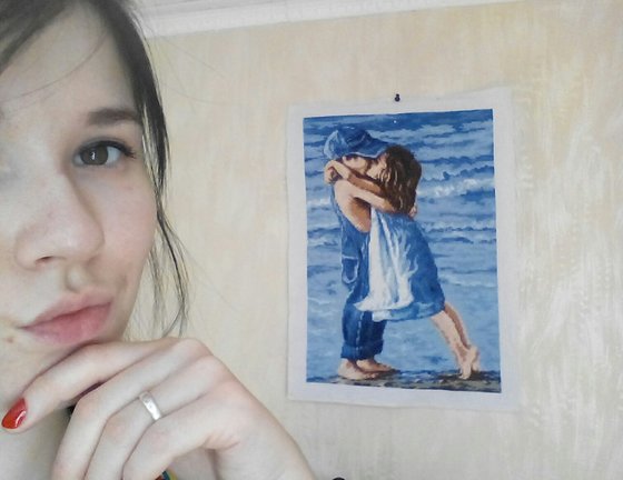 Работа «Первый поцелуй»