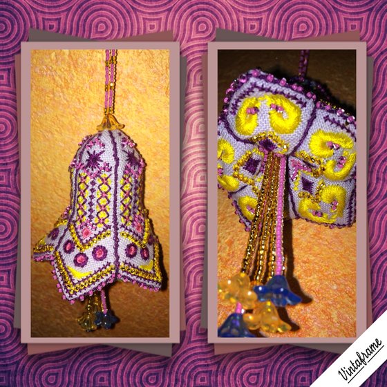 Работа «Шовчиковый колокольчик на ёлку»