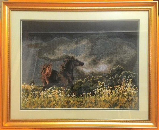 Работа «Перед грозой»