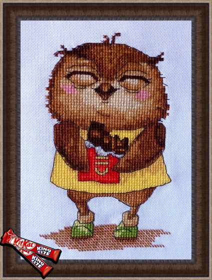 Работа «"Совушка с шоколадом"»