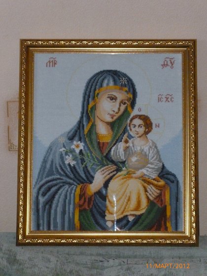 Работа «Богородица Неувядаемый цвет»