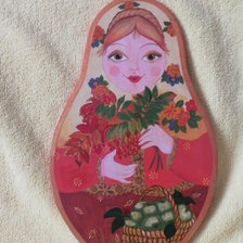 Работа «Моя любимая осенняя матрёшка!»