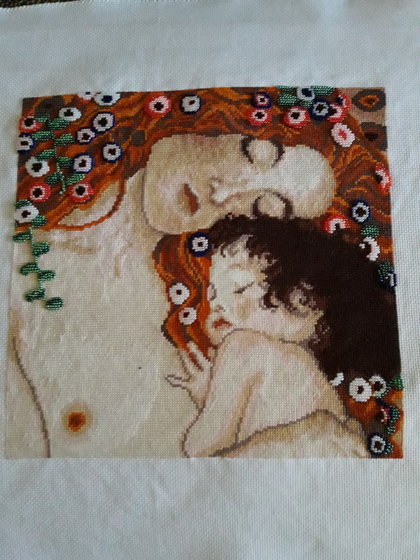 Работа «Фрагмент картины Климта»