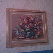 Работа «ваза с цветами»