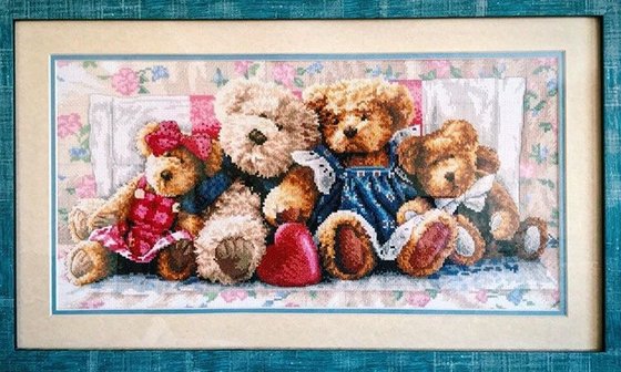 Работа «Мишкино семейство»