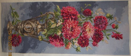 Работа «Мечтательные георгины.»