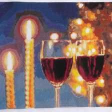 Работа «Свечи натюрморт.»