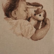 Работа «Малыш и зайка»