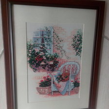 Работа «Уютный дворик»