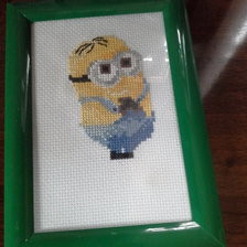 Работа «Миньон в рамке»