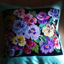 Работа «Анютины глазки»