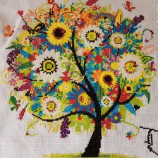 Работа «Летнее дерево»