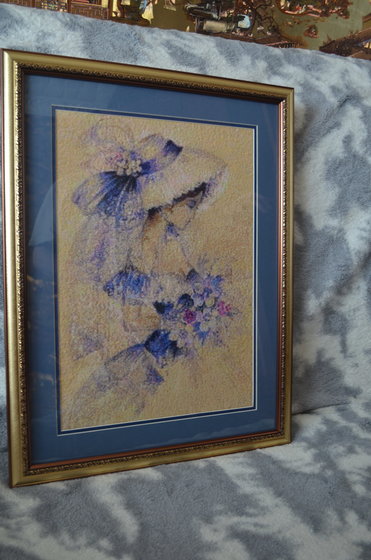 Работа «Девушка  в синем»