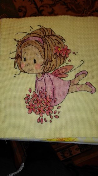 Работа «Фея   в розовом»