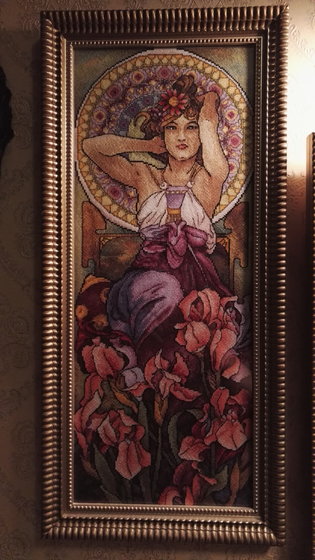 Работа «Альфонс Муха (Камни)»