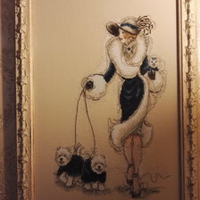 Работа «Дама с собачкой (2)»