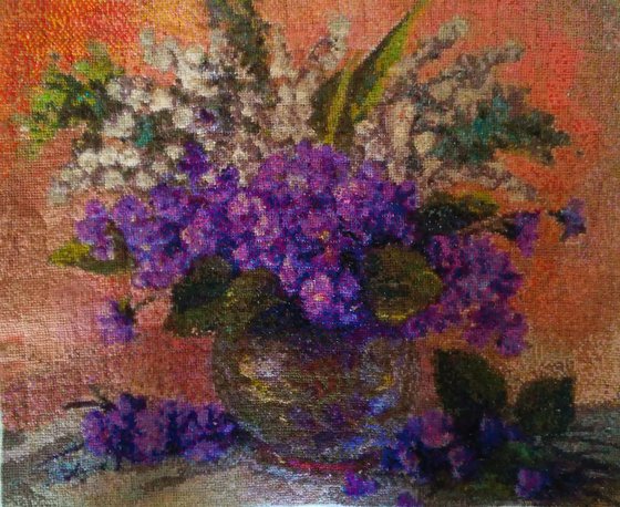 Работа «ваза с цветами»