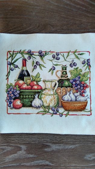 Работа «Средиземноморский натюрморт от "Dimensions"»