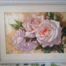 Работа «Белые розы "Dimensions"»