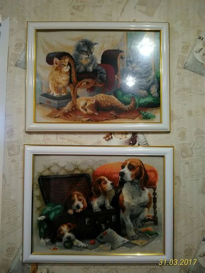 Работа «"Кошачье семейство" и "Собачье семейство"»