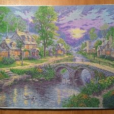 Работа «Летний закат»