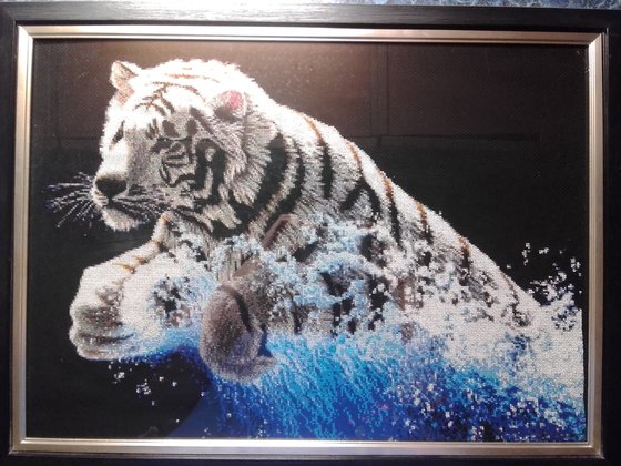 Работа «Белый тигр»