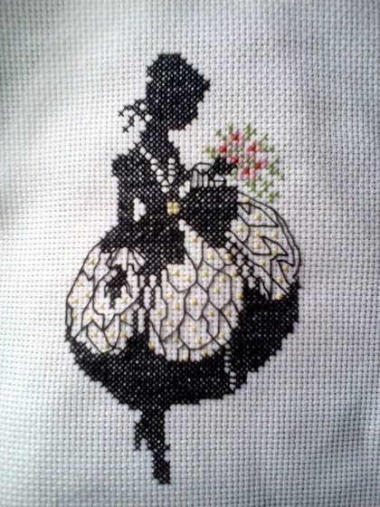 Работа «Девушка в монохроме»