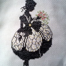 Работа «Девушка в монохроме»