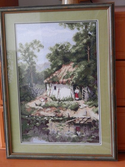 Работа «Хата у пруда»