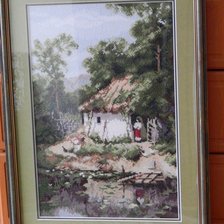 Работа «Хата у пруда»