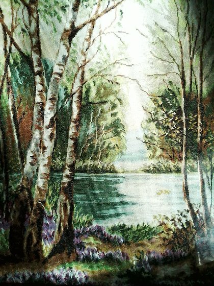 Работа «Половодье»