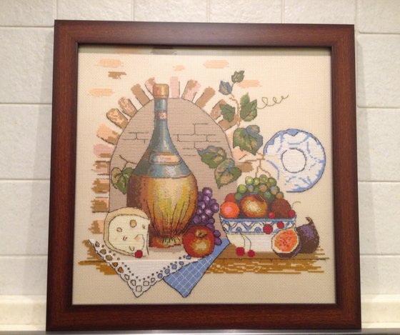 Работа «Натюрморт с сыром»