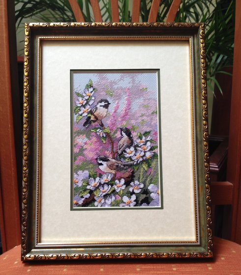 Работа «Синички весной»